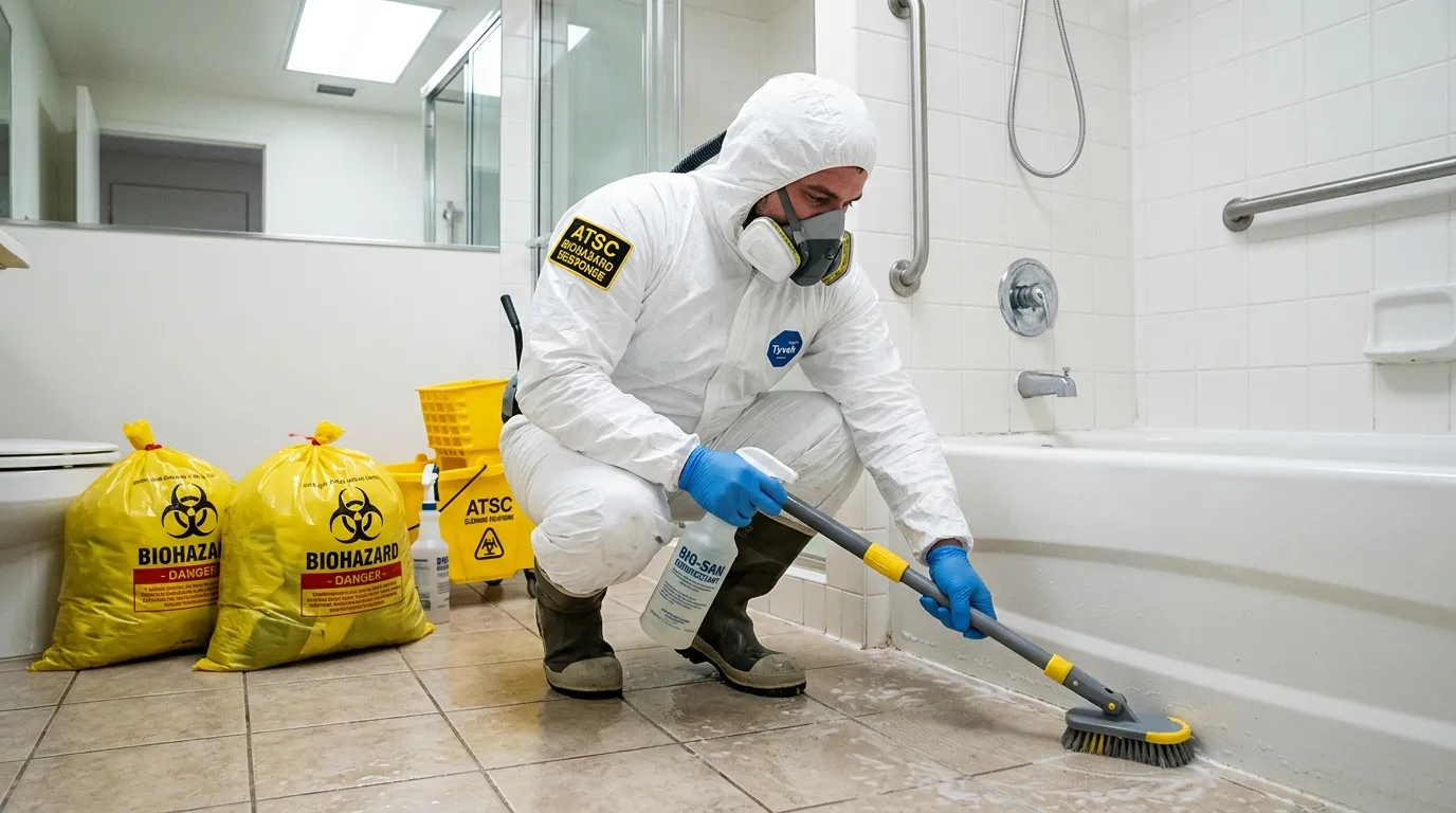 Decontamination equipment deployed for Blood Cleanup in Rossford